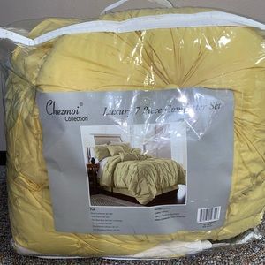 💛YELLOW 7 piece luxury bedding💛
